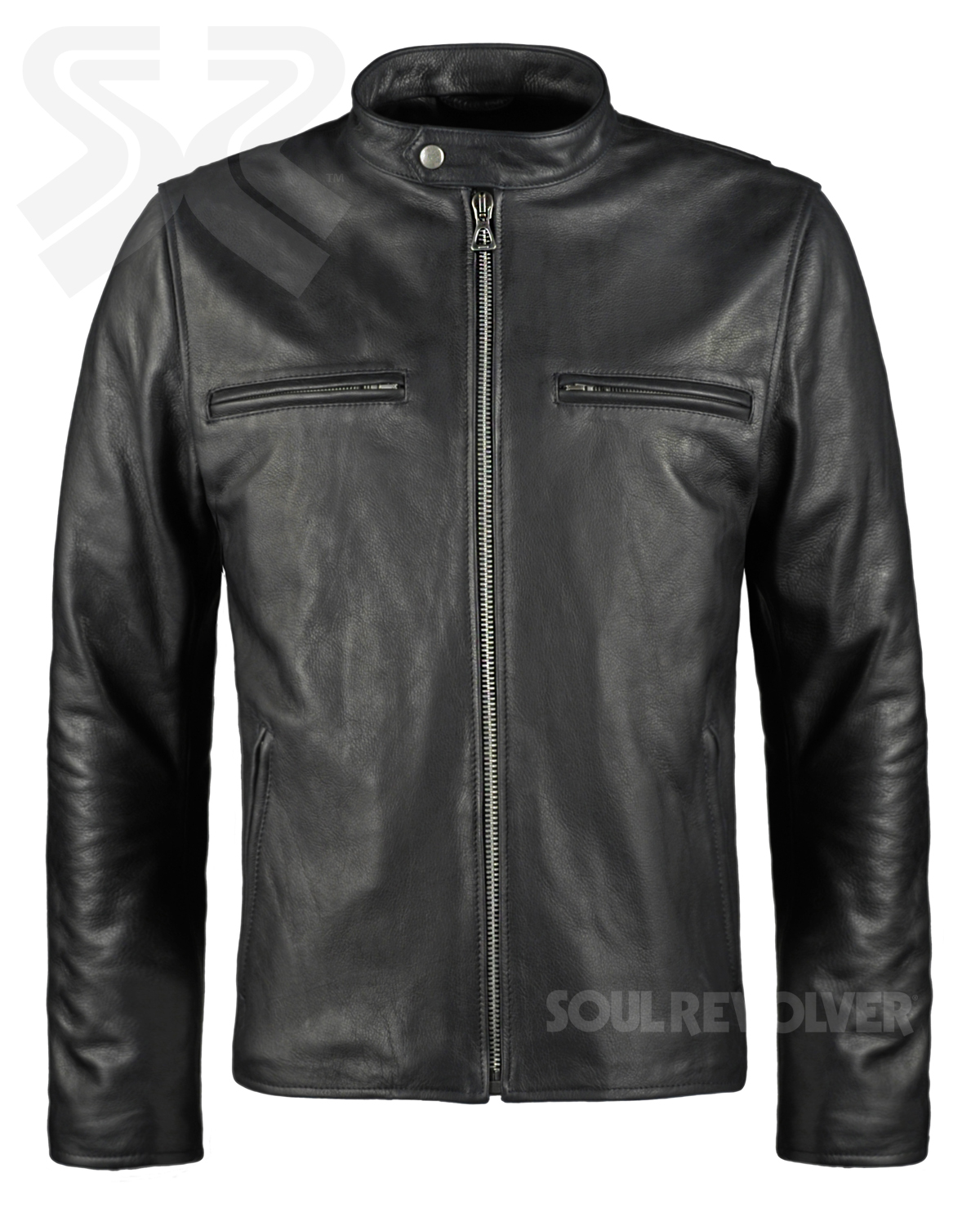 Cafe Racer Leather Jacket